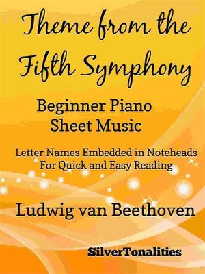 cover image of Theme from the Fifth Symphony Beginner Piano Sheet Music